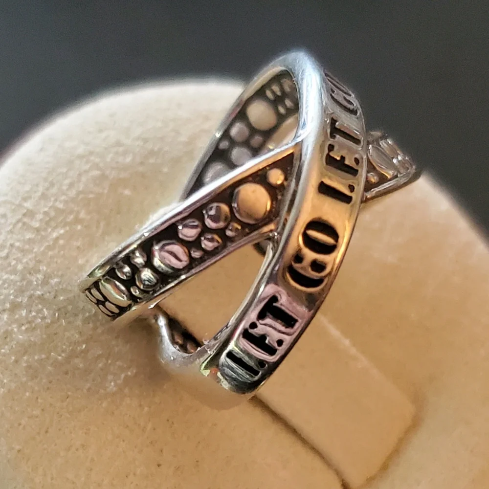 925 Sterling Silver Serenity‎ Ring